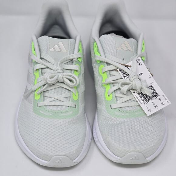 Adidas Running Shoe Runfalcon 3.0 - Zero Metallic/Green Spark Women Size 9.5 - Picture 4 of 10